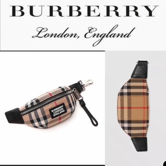 New💕Burberry Bum check bag charm - Picture 3 of 11
